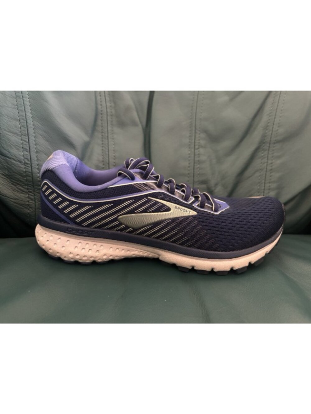 BROOKS Women’s Ghost 12 Athletic Running Shoes Size 6.5 B Blue Walking Sneakers - Picture 3 of 8